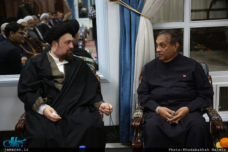 دیدار ریس مجلس سریلانکا با سید حسن خمینی‎
