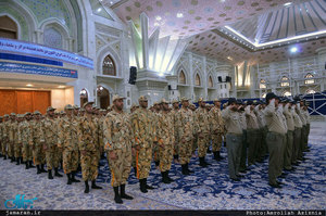 تجدید میثاق مرکز آموزش دژبان شهید اسدی کهریزک‎ با آرمان های حضرت امام(س) 