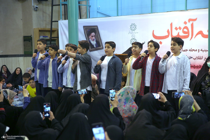 مراسم «کوچه آفتاب» در جماران