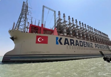 عراق برای جبران کمبود برق به کشتی‌های ترکیه متوسل می‌شود