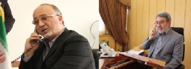 گزارش اقدامات انجام شده در مناطق آب گرفته گیلان به وزیر کشور