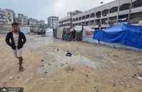 باران شدید وضعیت غزه را وخیم تر کرد (4)