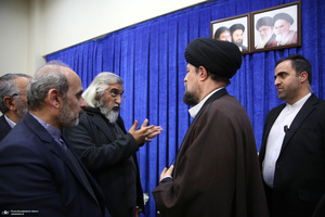 تجدید میثاق رئیس و جمعی از مدیران سازمان صداوسیما با آرمان‌های امام خمینی(س)-2