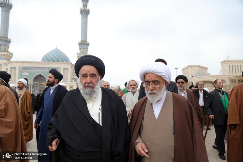 مراسم تشییع و خاکسپاری حجت الاسلام والمسلمین حاج شیخ عباس صالحی منش(ره)