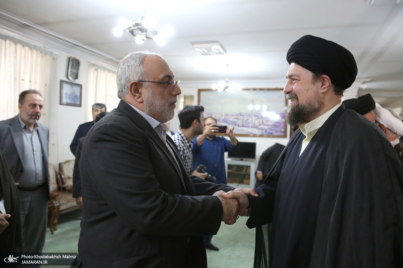 دیدار مسولان سازمان حج و زیارت با سید حسن خمینی