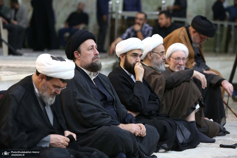 مراسم سوگواری شب اربعین حسینی(ع) در حرم امام خمینی(س)