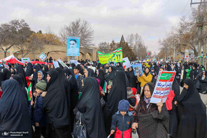 راهپیمایی باشکوه 22 بهمن در خمین