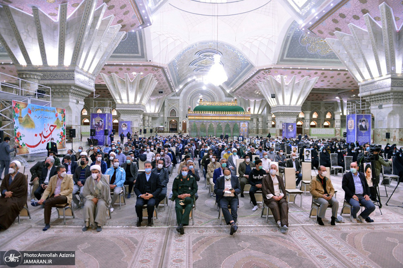 مراسم جشن اعیاد شعبانیه و گرامیداشت روز پاسدار در حرم مطهر امام خمینی (س)