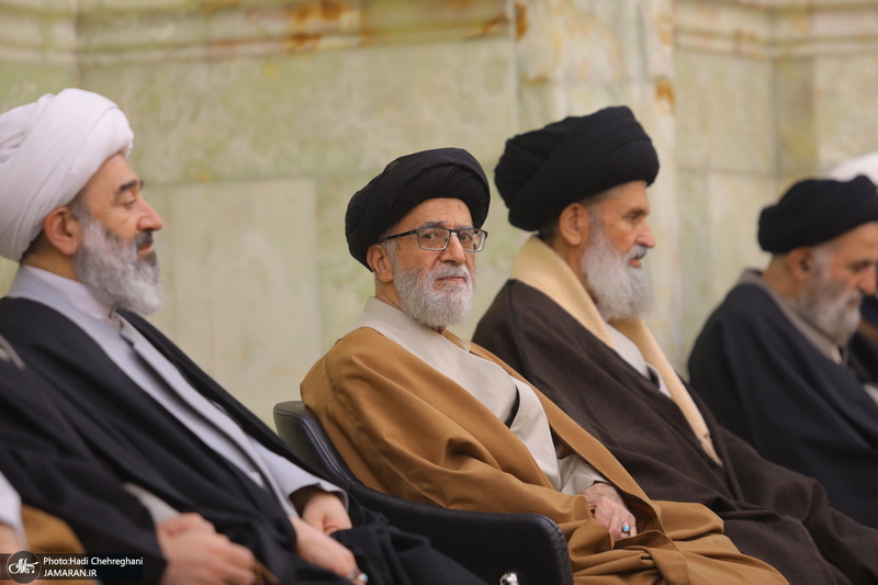 مراسم سومین سالگرد ارتحال آیت الله العظمی علوی گرگانی (ره) در مسجد اعظم قم‎