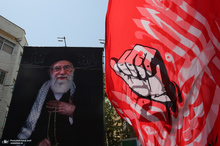 عزاداری ظهر عاشورا در جوار مقتل رهبر شهید انقلاب