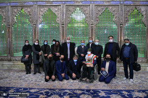 تجدید میثاق جمعی از اعضای انجمن ام اس با آرمان های حضرت امام خمینی (س)