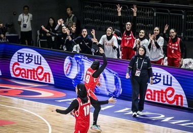 دومین پیروزی تیم ملی بسکتبال زنان ایران در کاپ آسیا