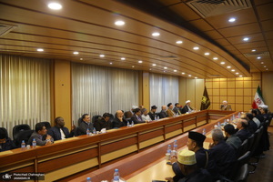 دیدار اساتید و روسای دانشگاه های کشورهای اسلامی با آیت الله العظمی جوادی آملی‎