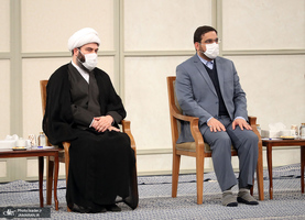 دیدار رئیس و اعضای شورای عالی انقلاب فرهنگی با رهبر معظم انقلاب
