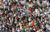 راهپیمایی گسترده در مناطق مختلف اردن در حمایت از مقاومت. (1)