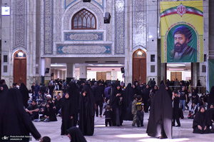 خدمت‌رسانی آستان حضرت امام خمینی(س) به زائران مراسم بدرقه و تشییع رهبر شهید-2