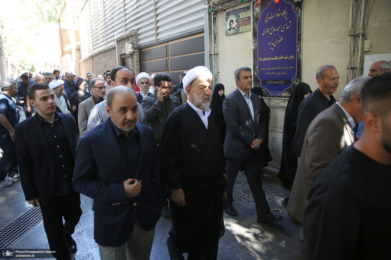 مراسم تشییع و اقامه نماز بر پیکر مرحوم جماعتی