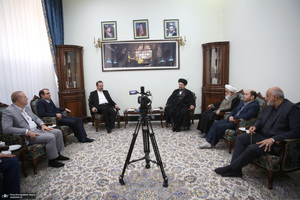 دیدار مدیران سازمان تعزیرات حکومتی با سید حسن خمینی