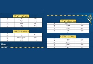 نمایش فیلم‌های منتخب جشنواره ملی فیلم رضوی در یزد آغاز شد