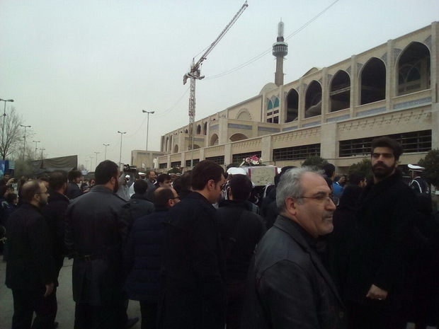 تشییع پیکر شهدای کشتی نفتکش سانچی در مصلی تهران