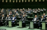 جلسه بررسی استیضاح وزیر اقتصاد به ریاست محمدباقر قالیباف و با حضور مسعود پزشکیان رئیس جمهور (1)