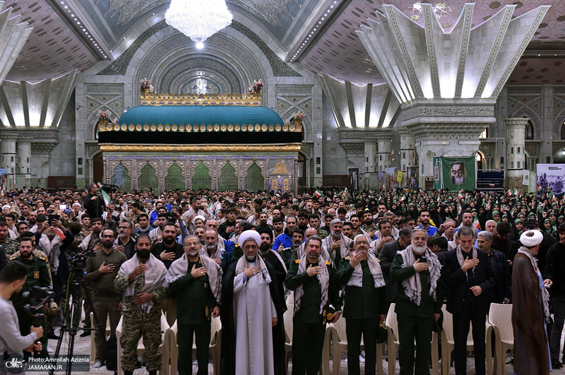 تجدید میثاق بسیجیان با آرمان‌های امام خمینی (س)