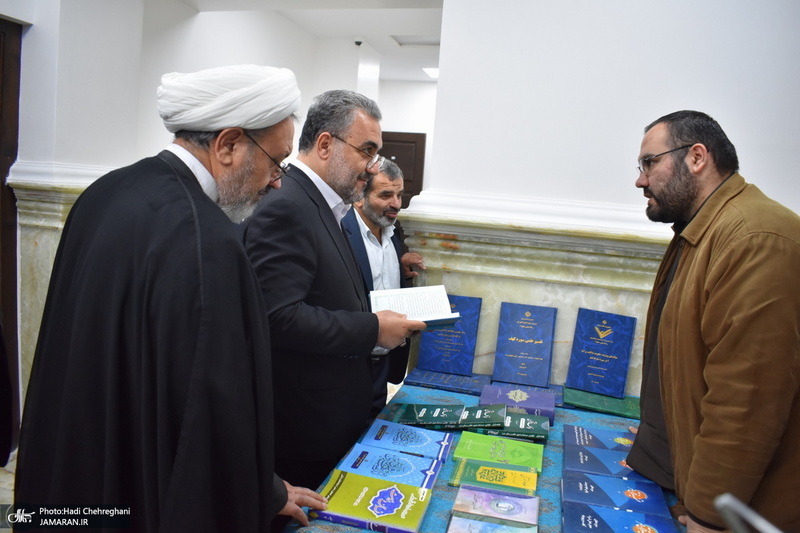 مراسم اختتامیه نمایشگاه قرآن کریم استان قم در مجتمع فرهنگی یادگار امام‎