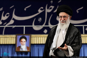 پرتره رهبر معظم انقلاب / آیت الله سید علی خامنه ای