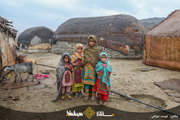 زندگی سخت محرومان روستای میتگ بلوچ + تصاویر