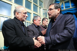 مراسم وداع با پیکر آیت الله هاشمی رفسنجانی(ره) در حسینیه جماران