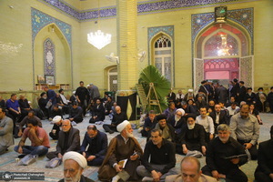 مراسم بزرگداشت همسر مرحوم آیت الله سید حسن طاهری خرم آبادی 