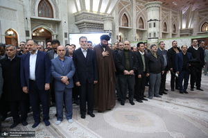 دیدار رئیس، مدیران و جمعی از کارکنان کمیته امداد امام خمینی (ره) با سید حسن خمینی