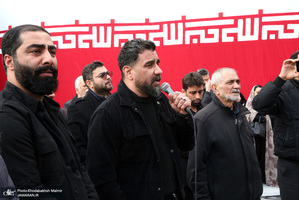 مراسم تشييع شهيد درياسالار علی شمخانی در امام زاده صالح (ع)