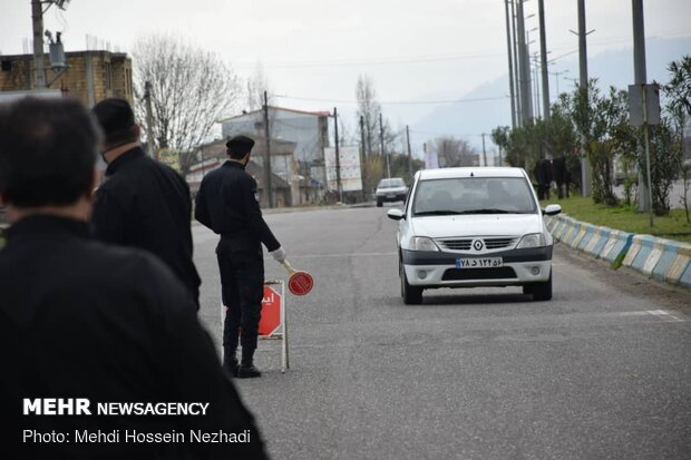 ۲۰۰۰ خودروی پلاک غیر بومی از ورودی‌های فرعی رزن بازگردانده شدند