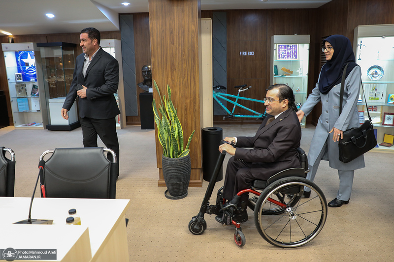 نشست خبری ماجد راشد رئیس کمیته پارالمپیک آسیا / Majid Rashed / President, Asian Paralympic Committee/ mahmoud arefi