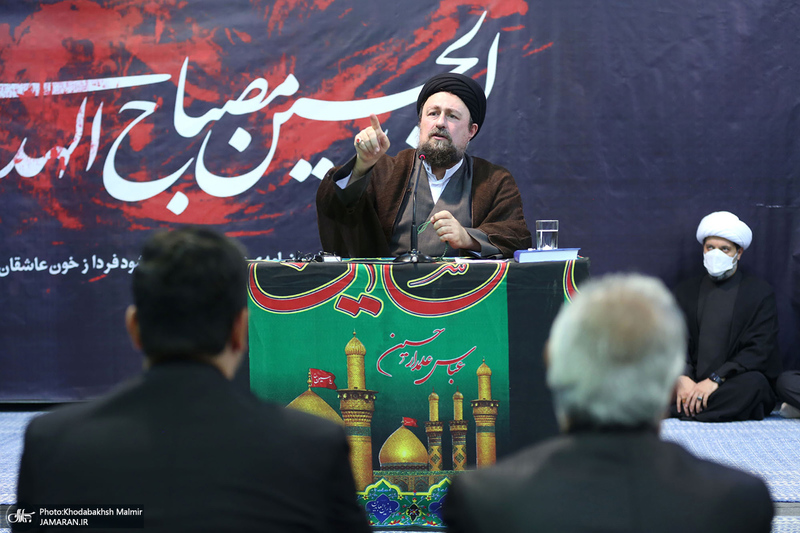 مراسم عزاداری حضرت اباعبدالله الحسین (ع) در حسینیه جماران