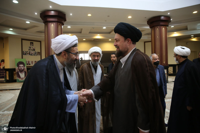 حاشیه تجدید میثاق هیأت رئیسه و اعضای مجلس خبرگان رهبری با آرمان های امام خمینی(س)