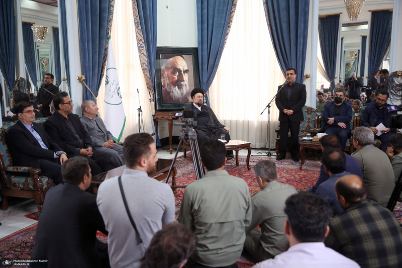 دیدار رئیس، معاونان و کارکنان سازمان حفاظت محیط زیستبا سید حسن خمینی