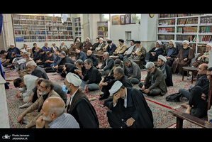 احیای شب بیست و یکم ماه مبارک رمضان در بیت آیت الله العظمی صانعی (ره)