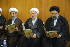 مراسم چهلمین روز درگذشت حاجیه خانم صدیقه بروجردی مادر شهید عیسی بروجردی