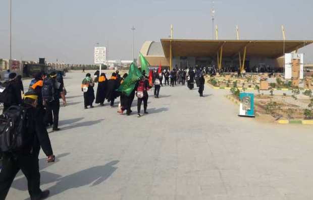 تردد زائران در گذرگاه های مرزی خوزستان روان است