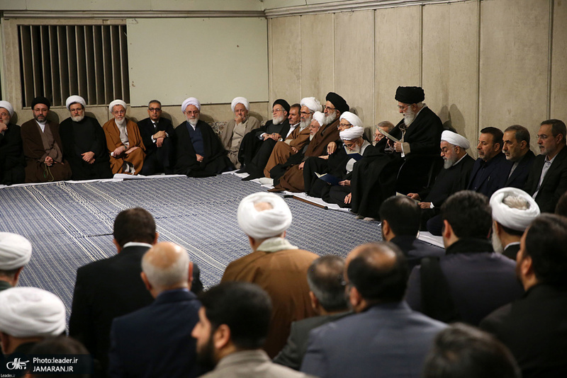 مراسم ترحیم و بزرگداشت آیت‌الله هاشمی شاهرودی(ره) با حضور رهبر معظم انقلاب