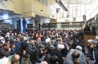 مراسم عزاداری شهادت حضرت فاطمه زهرا (س) در دفتر آیت الله العظمی صانعی (6)