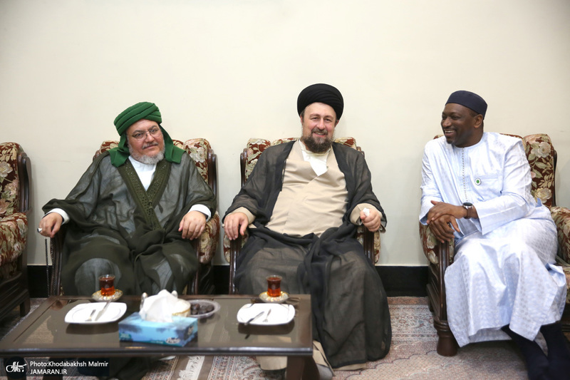 دیدار چند تن از مهمان خارجی سی و هفتمین کنفرانس وحدت اسلامی با سید حسن خمینی