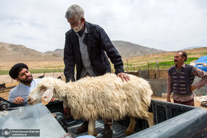 جمع آوری زکات در روستاهای جهرم