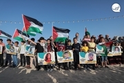 تجمع در غزه به یاد کودکان شهید + تصاویر