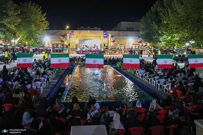 آیین افتتاحیه سومین دوره المپیاد ورزشی جام پرچم در خمین