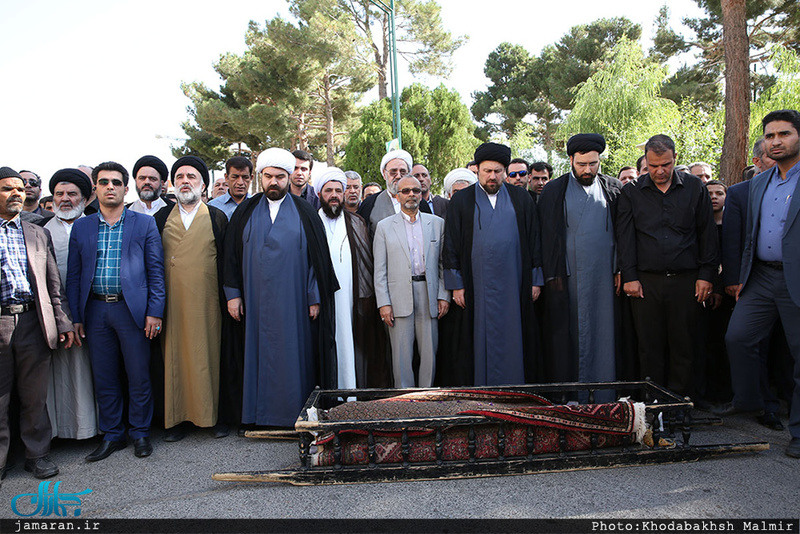 مراسم تشییع پدر حجت الاسلام و المسلمین علی اکبر آشتیانی