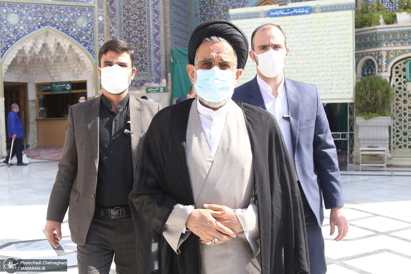 مراسم تشییع حجت الاسلام و المسلمین سید محمد جواد حسینی کاشانی(ره)