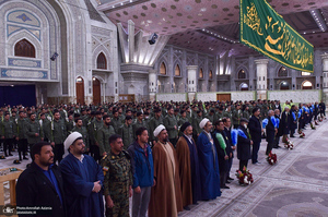 مراسم گل افشانی حرم مطهر امام خمینی (س)